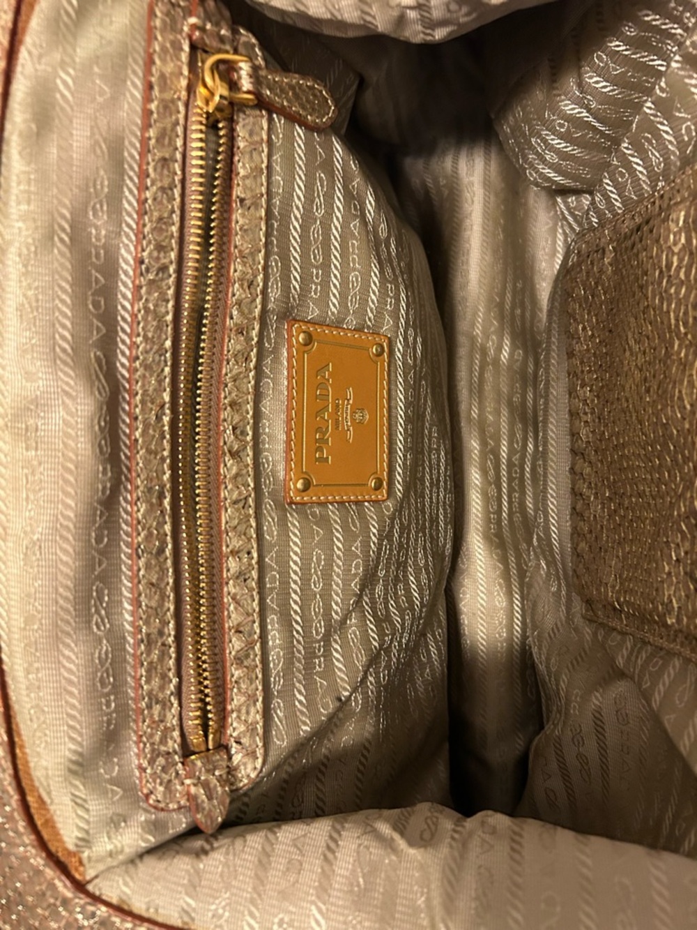 Prada Woven Satchel - Picture 4 of 10